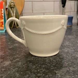 Juliska Berry and Thread pattern cups and saucers